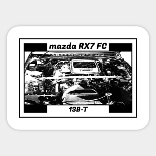 MAZDA RX-7 FC ENGINE Sticker